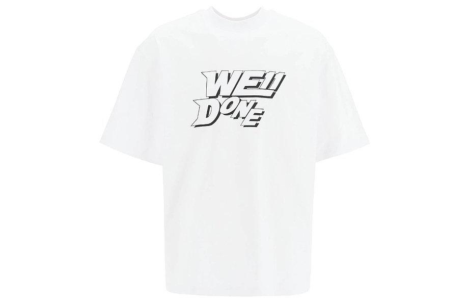 

WE11DONE Футболка мужская белые