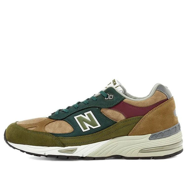 

Кроссовки 991 сделано в Англии New Balance, зеленый