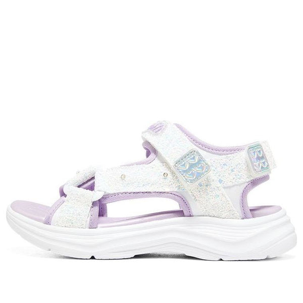 

Сандалии glimmer kicks 'white purple' Skechers, белый