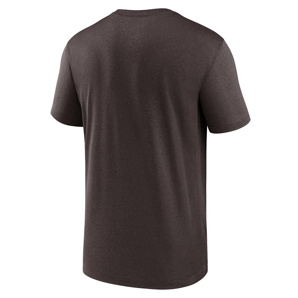 Мужская футболка Nike Brown Cleveland Browns Primetime Legend Wordmark Performance, цвет Brn Brown — фото 4