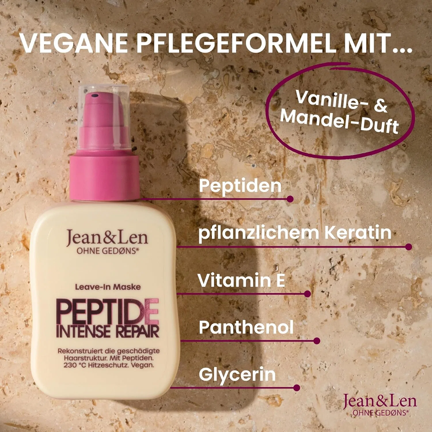 Несмываемая маска для волос Peptide Bond Repair от Jean & Len Jean & Len — фото 2