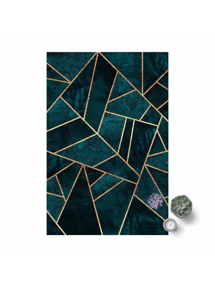 

Ковер WALLART, бирюзовый