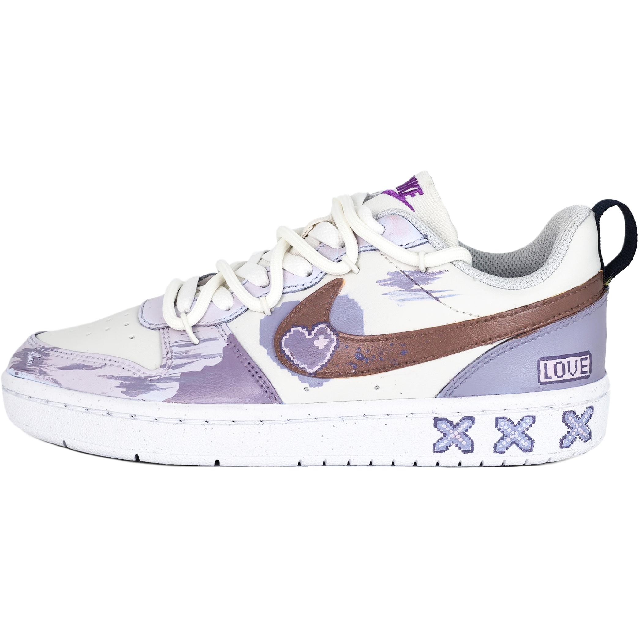 

Детские скейтерские кроссовки Court Borough для младших школьников Nike, фиолетовый