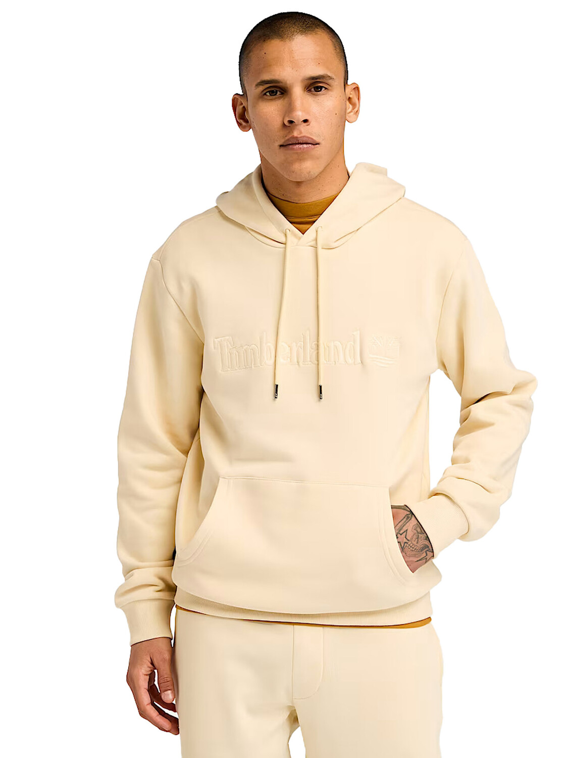 

Толстовка felpa con cappuccio hampthon Timberland, бежевый