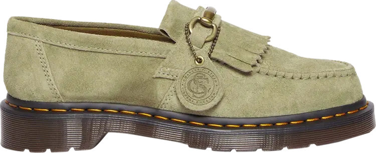 

Кроссовки Adrian Snaffle Desert Oasis Suede Loafers 'Pale Olive', зеленый