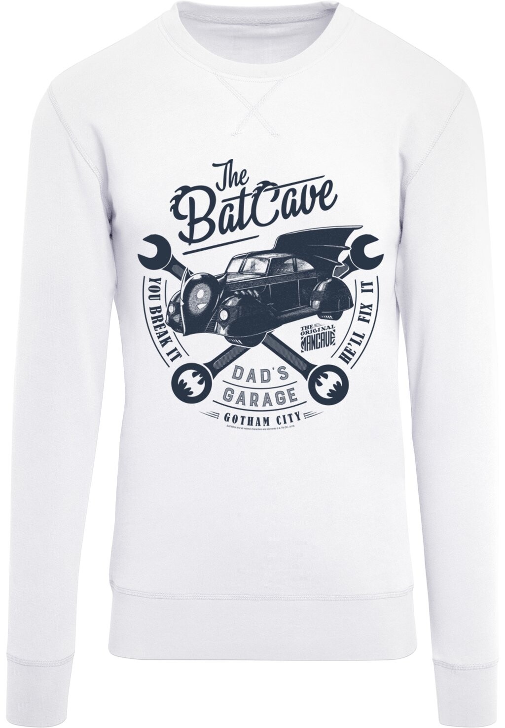 

Толстовка DC COMIS SUPERHELDEN BATMAN DAD'S GARAGE F4NT4STIC, белый