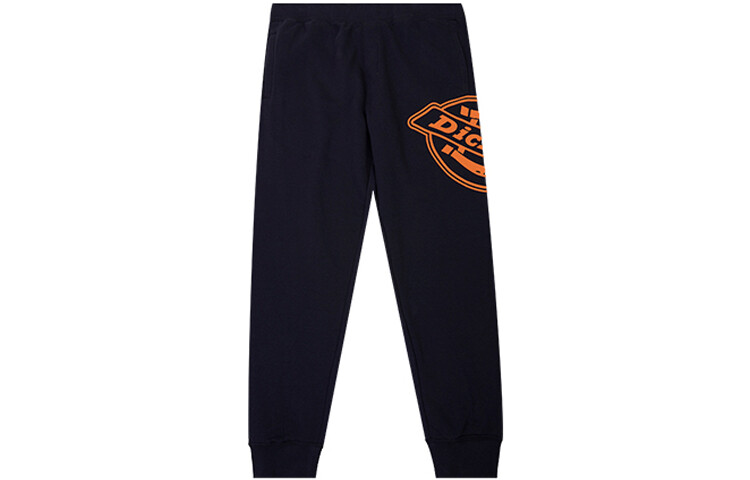 

Мужские трикотажные спортивные штаны Dickies, цвет Black-Orange