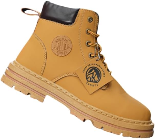 

Мужские повседневные ботинки Azttoztto с молнией, стиль Чакка, походные ботинки, коричневый