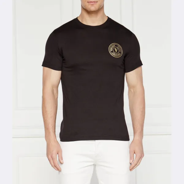 

Облегающая футболка Versace, черный