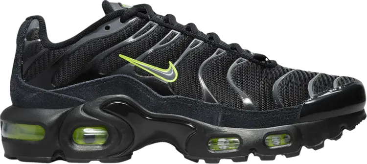 

Кроссовки Air Max Plus GS 'Black Volt', черный