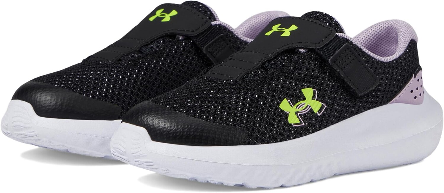 

Кроссовки Under Armour Surge 4 Alternate Closure, цвет Black/Purple Ace/High-Vis Yellow