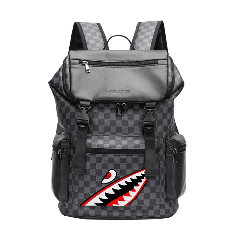 

SURELAPTOP Сумка для ноутбука Рюкзак Большая Унисекс в клетку, Checkerboard Style 5