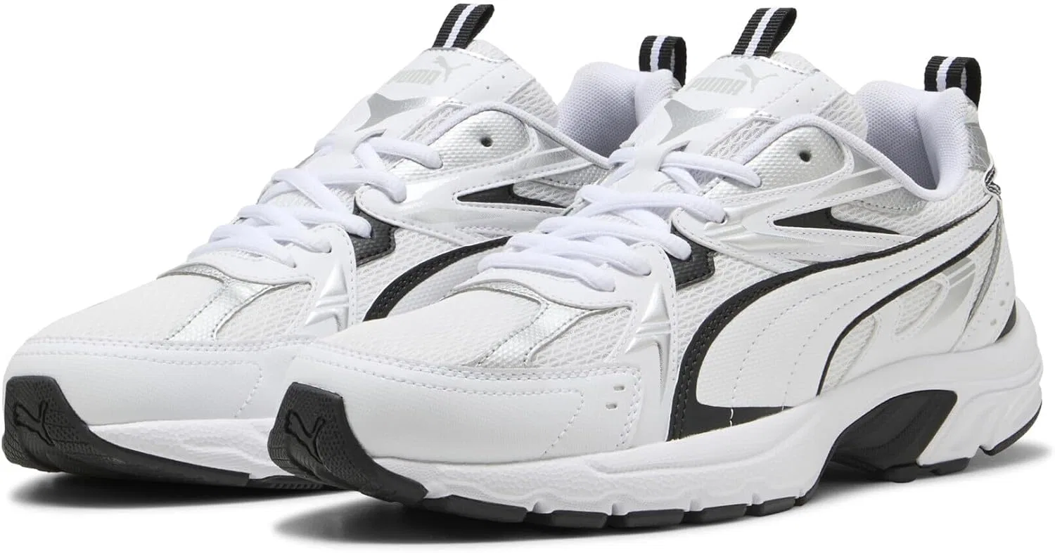 Кроссовки PUMA Milenio Tech для взрослых, Puma White Puma Black Puma Silver — фото 2