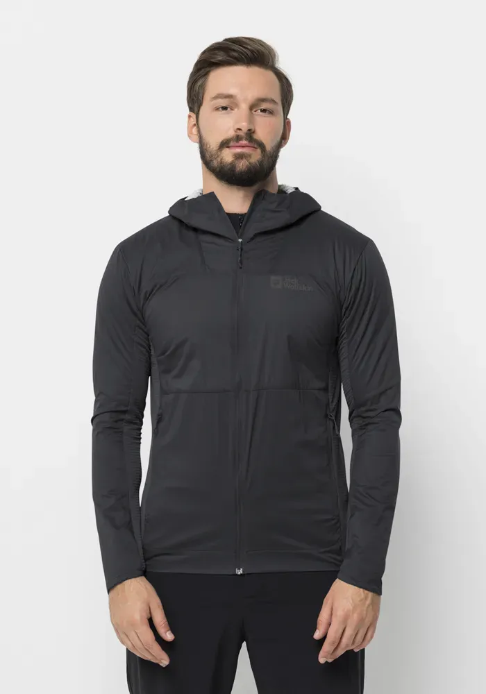 

Функциональная куртка Jack Wolfskin "PRELIGHT ALPHA JKT M", с капюшоном, черный