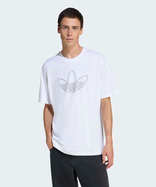 

Футболка с заклепками Adidas Originals, белый