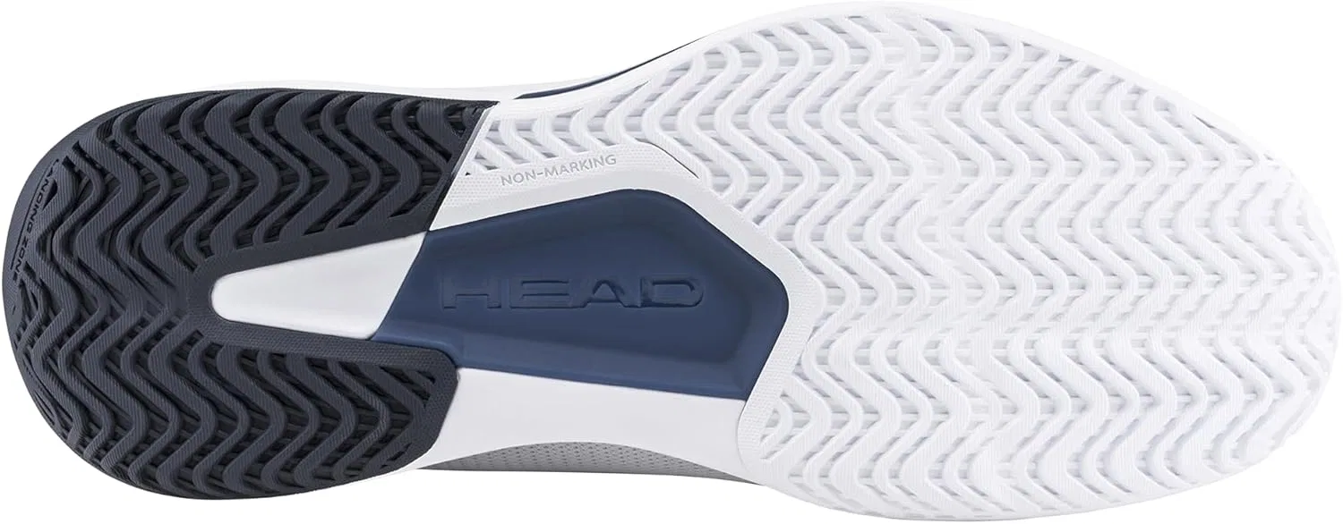 Мужские теннисные кроссовки HEAD Revolt Court 5.0, White/Blueberry — фото 4