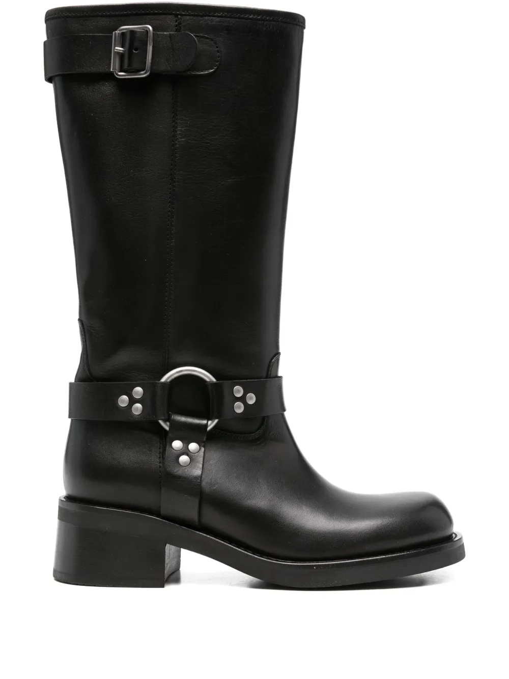 

Ботинки с заклепками и пряжками P.A.R.O.S.H., черный