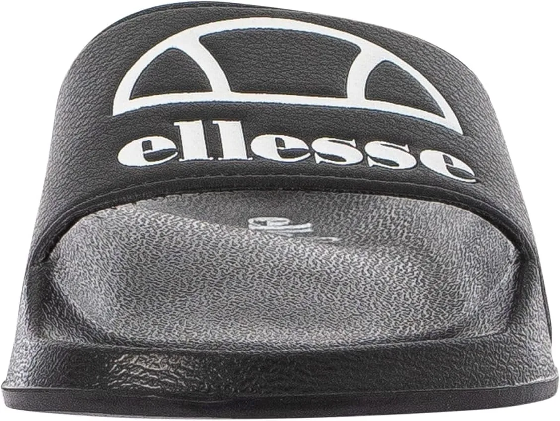 Мужские черные шлепанцы Ellesse Fellentini в стиле ретро с логотипом Semi Palla — фото 4