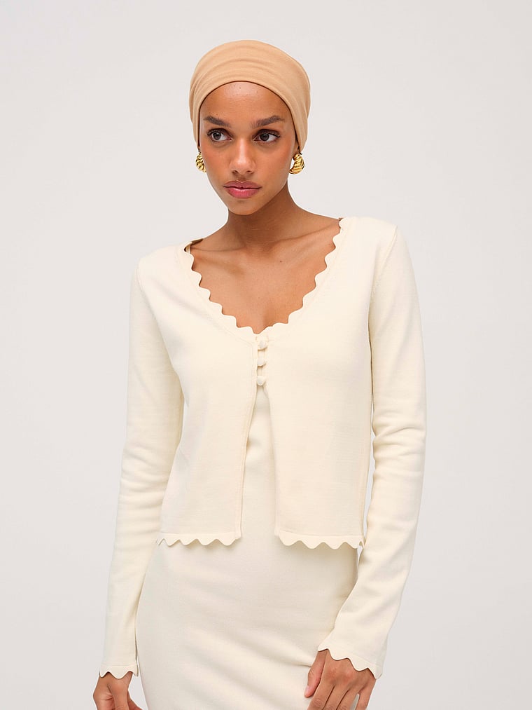 

Кардиган Sisi с фестончатой вязкой For Love & Lemons, мультиколор