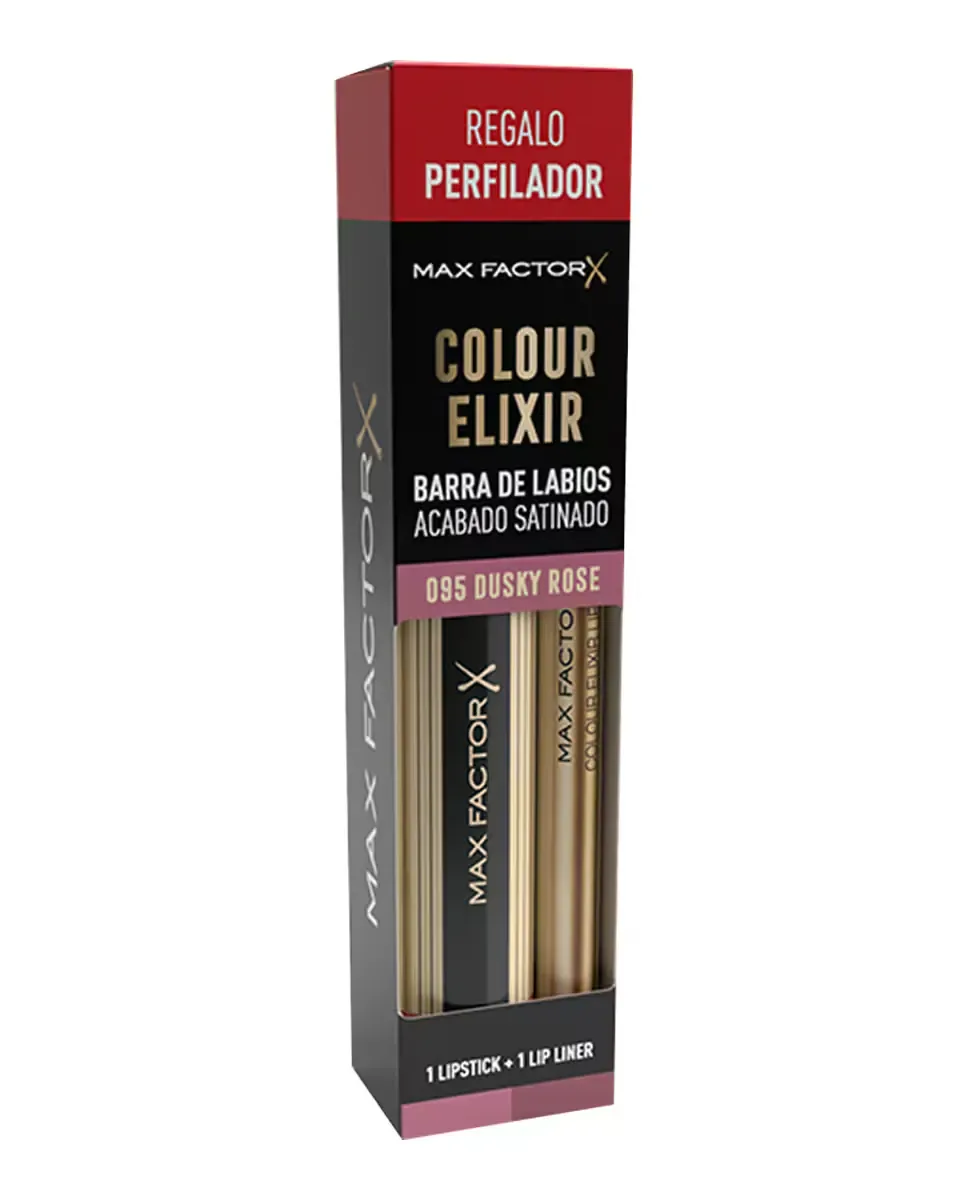 Цветной эликсир для упаковки + карандаш для губ Max Factor, 095 + 030