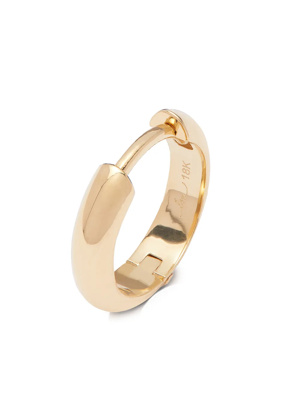 

Серьга-хагги Chubby из желтого золота Lizzie Mandler Fine Jewelry, черный