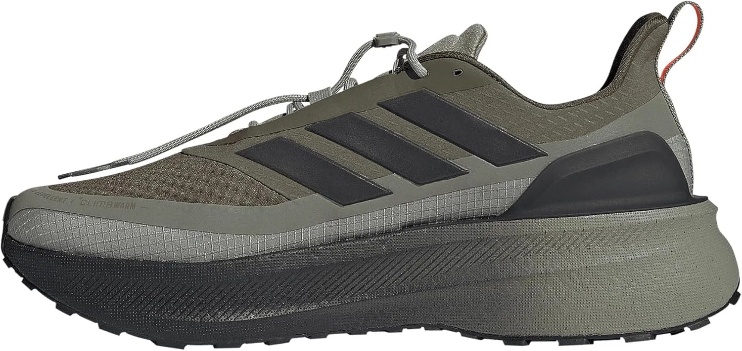 Мужские беговые кроссовки Adidas Performance Ultraboost 5 Climawarm, Green-Black-Orange — фото 2