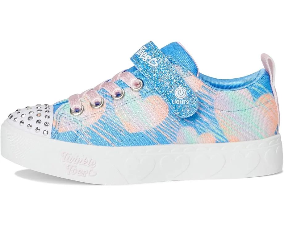 Кроссовки SKECHERS KIDS Heart Steps 314621L (Little Kid), Blue/Multi — фото 4