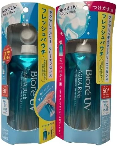 Солнцезащитный крем Biore UV Aquaricci Water Essence SPF 50+ PA++++, 120 г, свежий
