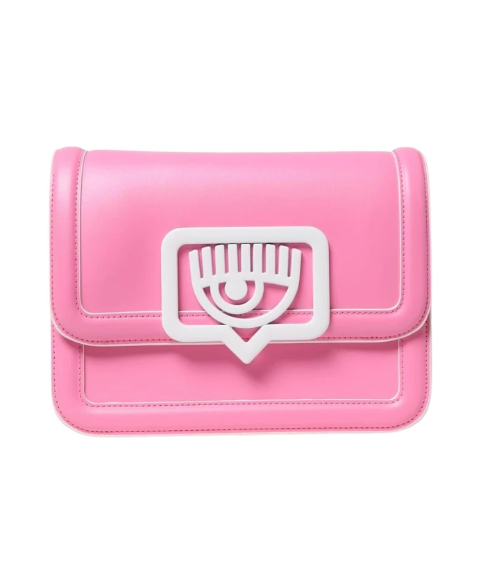 

Сумка через плечо с логотипом в виде глаза цвета фуксии Chiara Ferragni Collection, розовый