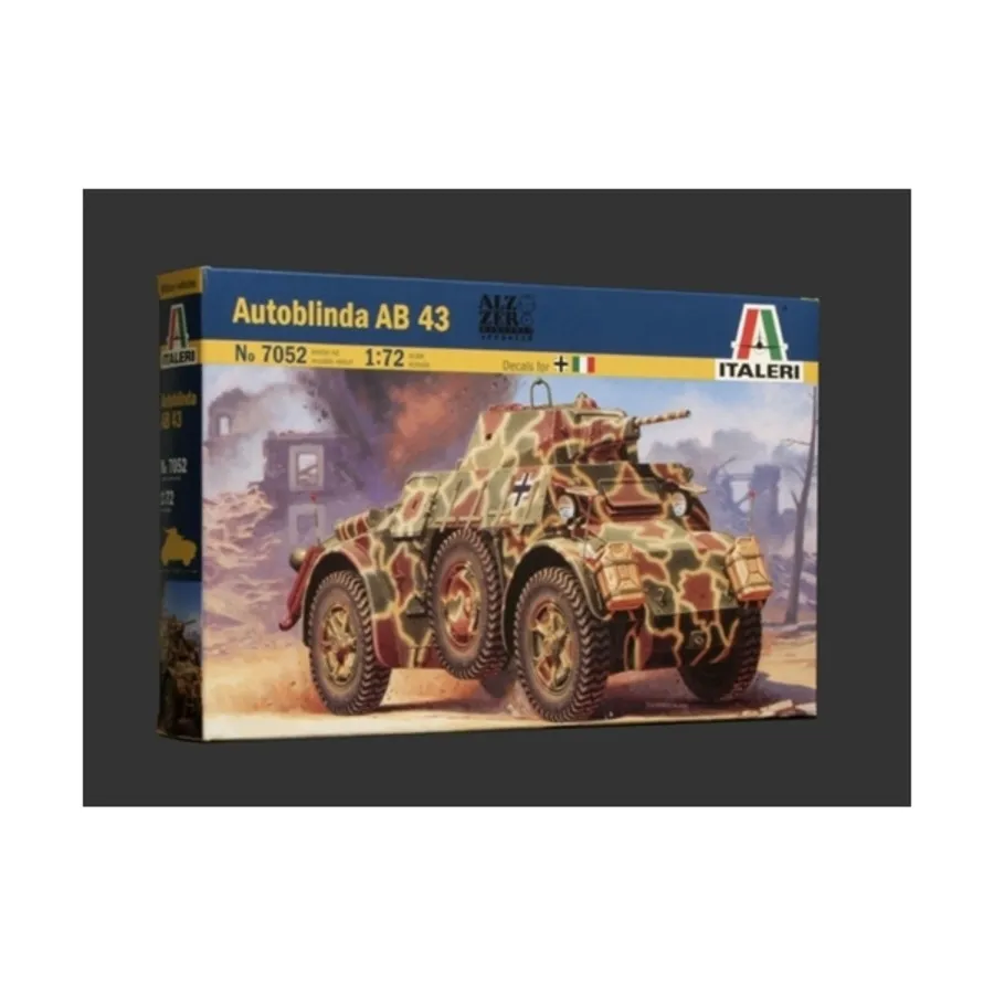 

Автоблинда AB 43, Military Vehicles (1:72) (Italeri)