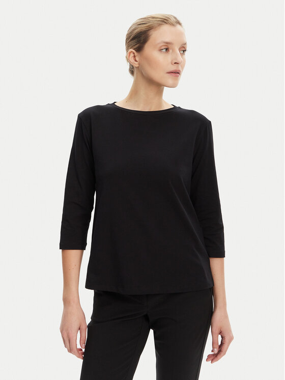 

Блузка regular fit Multia 2525946031 Weekend Max Mara, чёрный