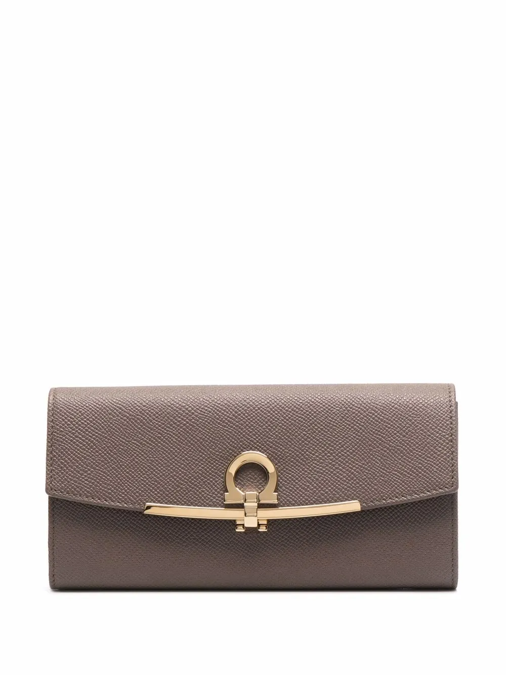 

Кошелек Continental Ferragamo, коричневый