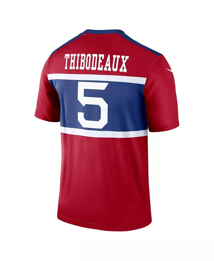 Мужская альтернативная легендарная игровая футболка Kayvon Thibodeaux Century Red New York Giants Nike — фото 3