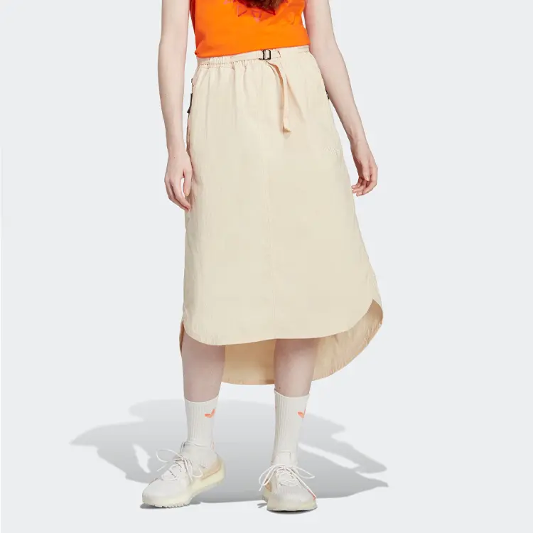 Adidas Originals Женская повседневная длинная юбка, цвет Beige — фото 3