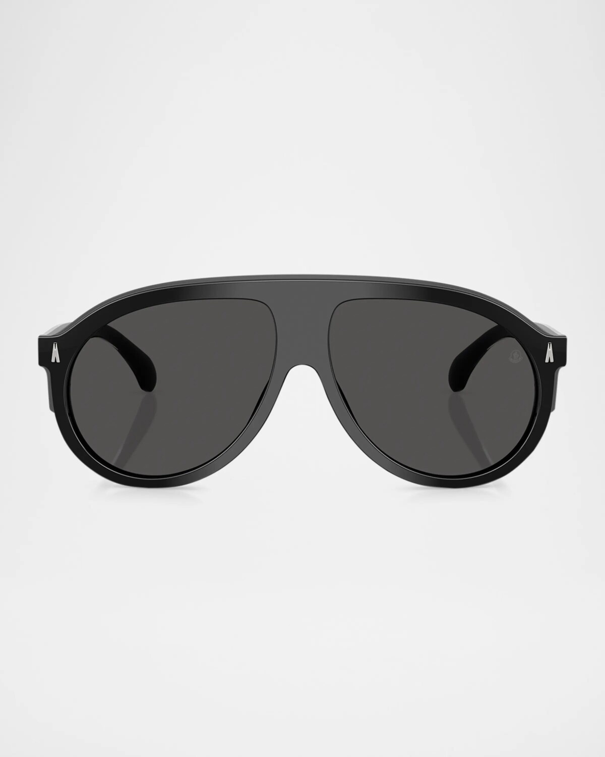 

Мужские солнцезащитные очки-авиаторы ME6001 Moncler, цвет Shiny Black