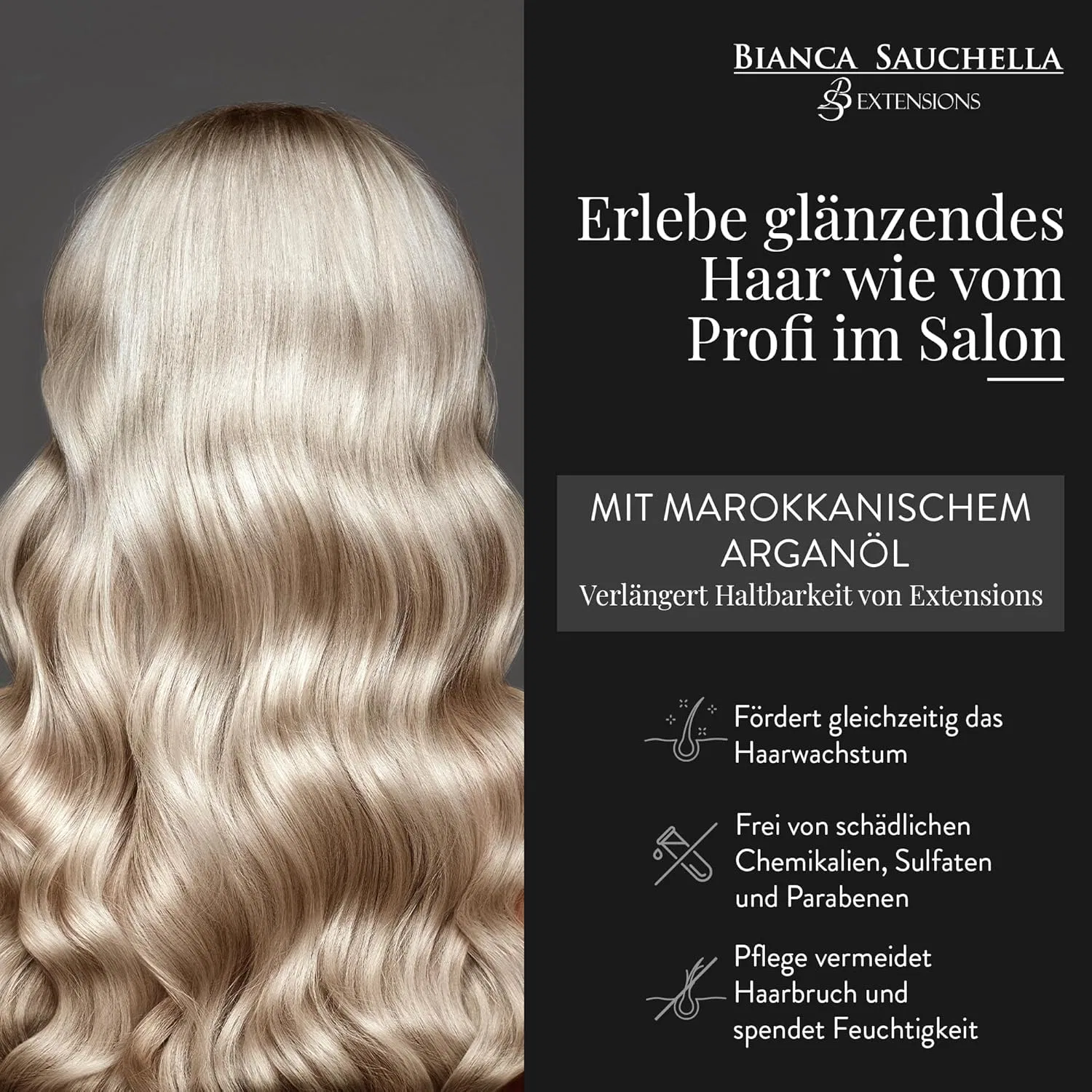 Кондиционер Secret Shine с аргановым маслом и кератином, 500 мл Bianca Sauchella — фото 4