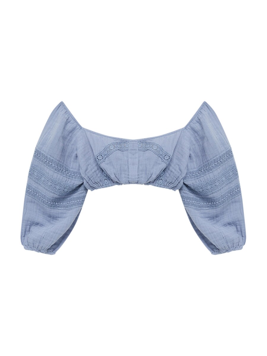 

Блуза Pull&Bear, дымно-синий