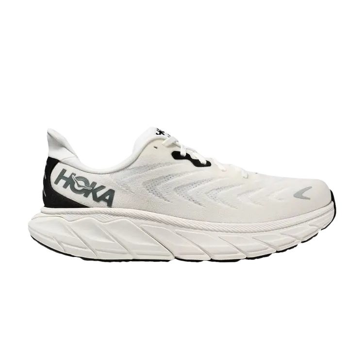 

Кроссовки HOKA Arahi 6 2E Wide 'Blanc De Blanc Steel Wool', белый