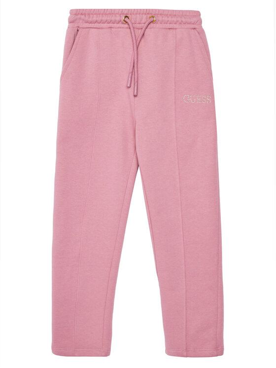 

Джоггеры regular fit J5YQ17 KAV34 Guess, розовый