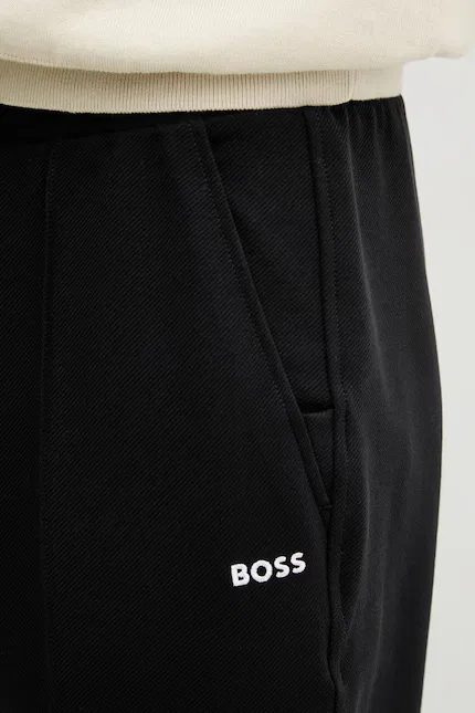 Спортивные штаны из хлопка BOSS Green, черный — фото 4