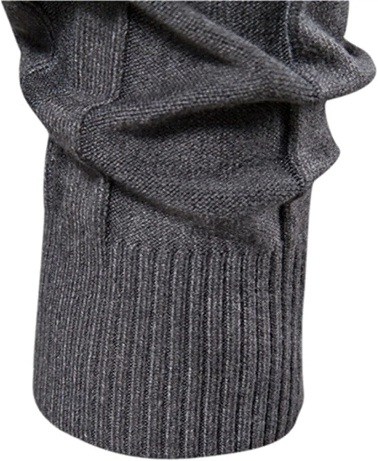Мужской водолазка с длинным рукавом Slim Fit Chunky Knit — фото 4