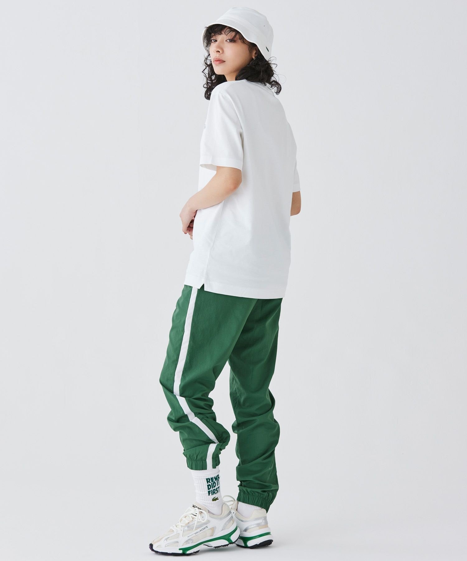 Футболка LACOSTE Контурные Часы, Белая — фото 3