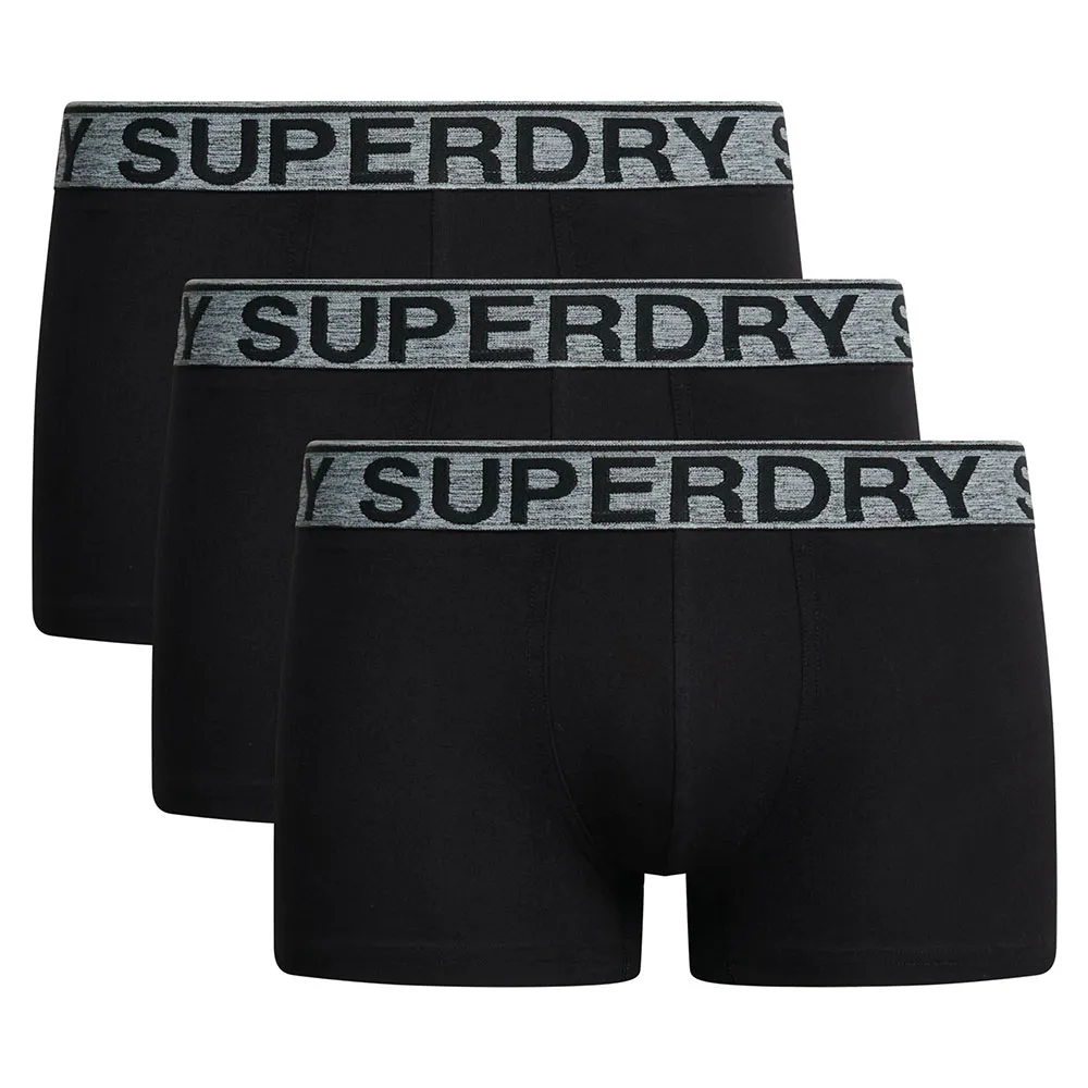 

Боксеры 3 шт Superdry Trunk, черный