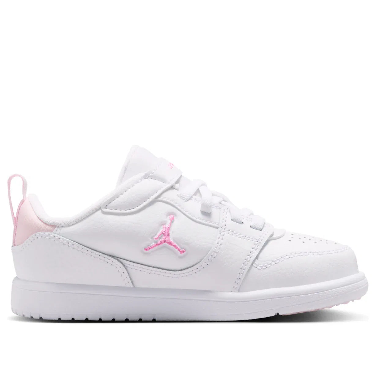 Кроссовки Air Jordan Court Connect Low 'White Pink Foam' IQ6046-101, белый — фото 2