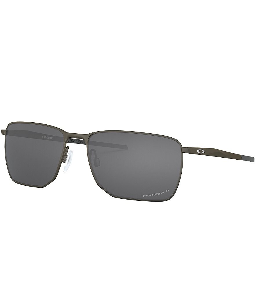 

Мужские солнцезащитные очки Oakley OO4142 Ejector 58 мм, поляризованные прямоугольные, серый