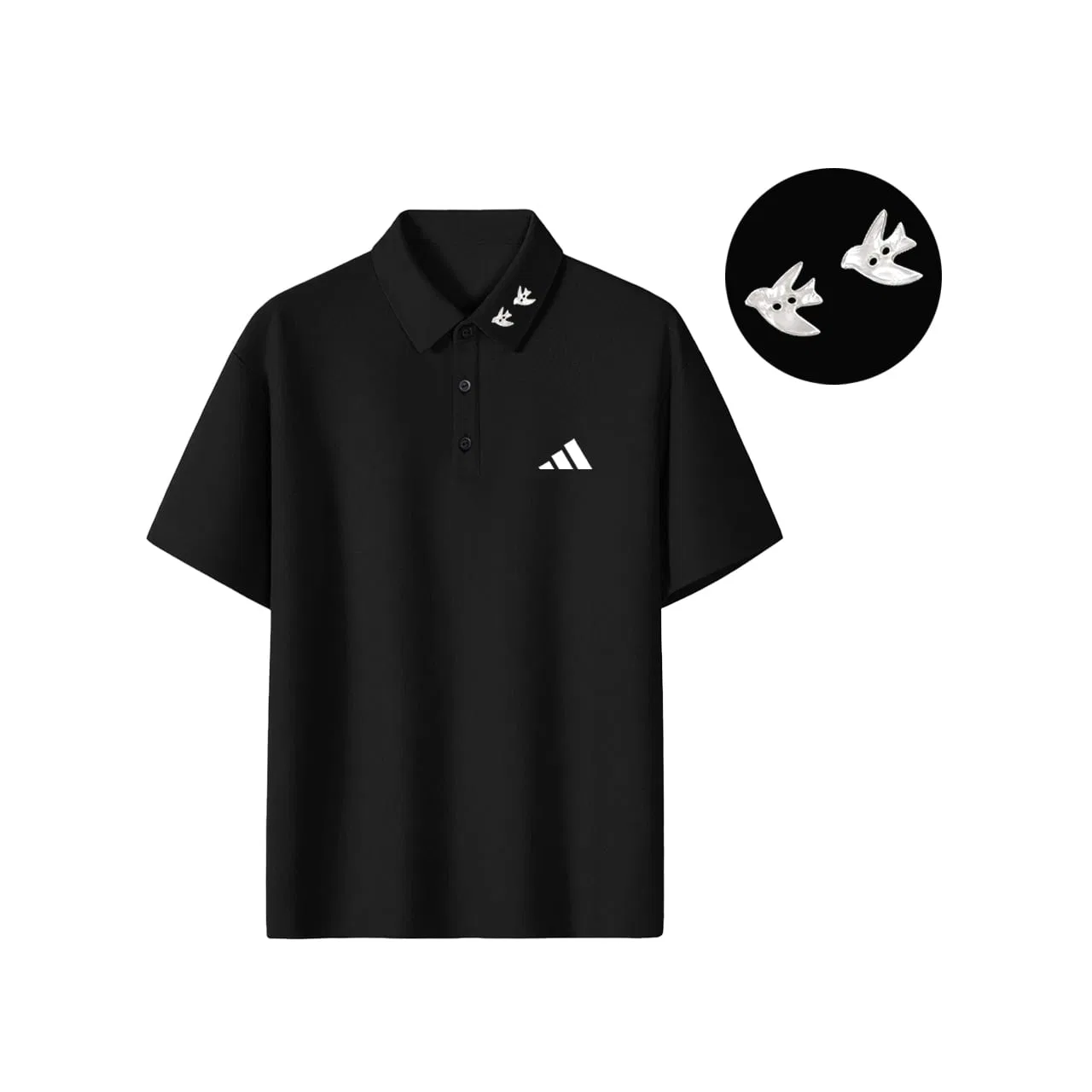 Футболка с вышивкой Adidas MUST HAVES белый — фото 4