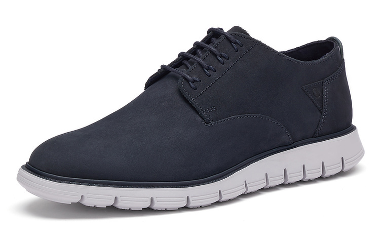 Clarks Кожаные повседневные туфли мужские морской синий, цвет Marine Blue 261720827 — фото 2