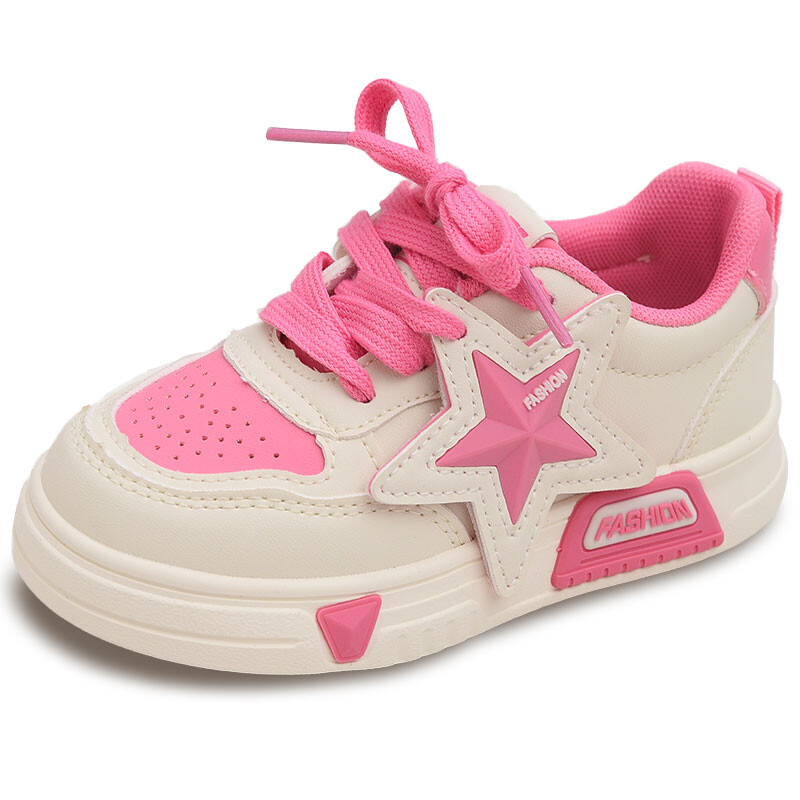 Детские кроссовки для скейтбординга Kids Low-top Peach Pink Budding, цвет Rice rosé — фото 2