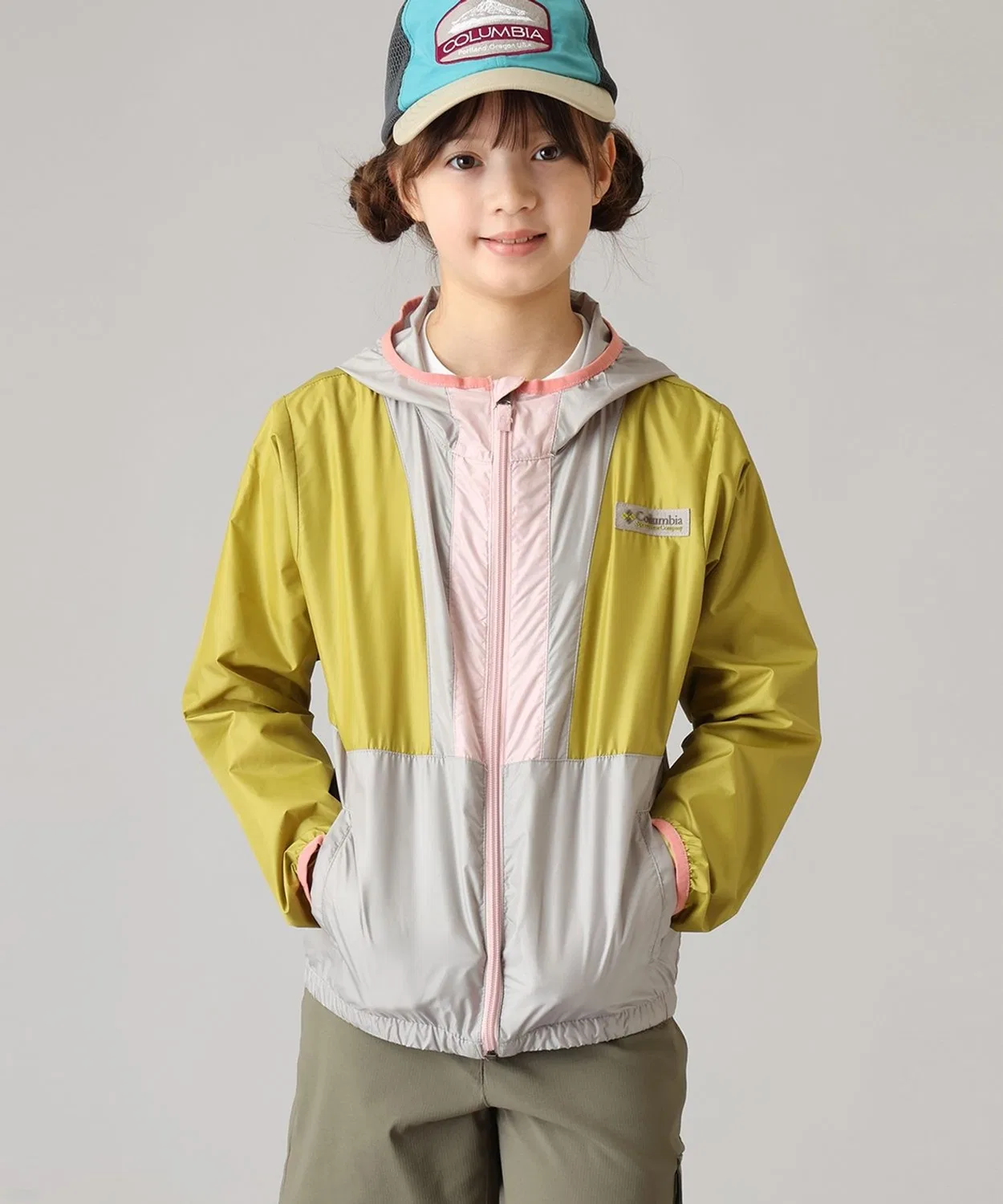 Детская ветровка Columbia Back Bowl II Hooded Windbreaker, зелёная