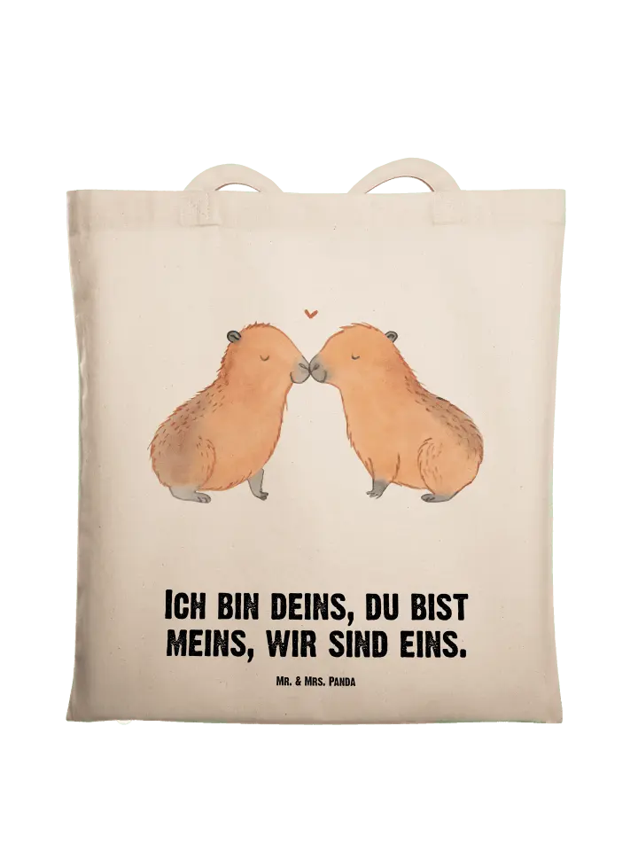 

Сумка для переноски Mr & Mrs Panda Capybara Liebe, кремовый